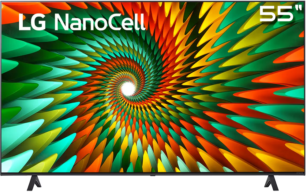 Smart TV LED LG 55" NanoCell 55NANO77SRA 4K Ultra HD ThinQ AI